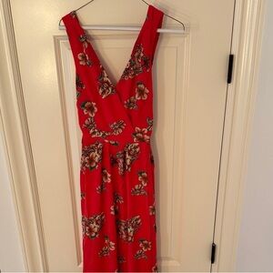 Vibrant Floral Sleeveless Dress